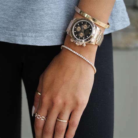 women wearing men's watches